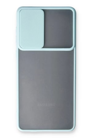 CPT83 Samsung Galaxy A53 5G Kılıf Palm Buzlu Kamera Sürgülü Silikon - Turkuaz
