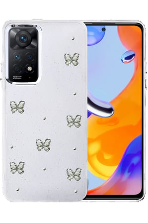 Xiaomi Redmi Note 11 Pro Fiyonk Desenli Kapak - Desen 1-(5796)