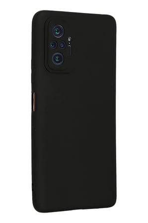 Xiaomi Redmi Note 10 Pro Kılıf First Silikon - Siyah-(5796)