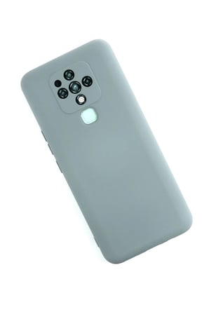 Tecno Camon 16 Kılıf Nano içi Kadife Silikon - Buz Mavisi-(5796)