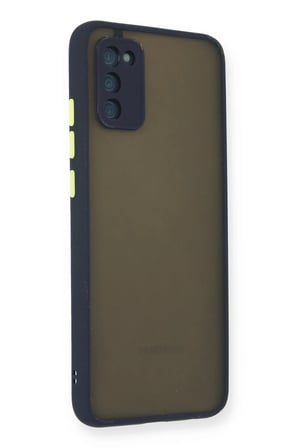 Samsung Galaxy A03S Kılıf Montreal Silikon Kapak - Lacivert