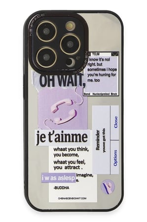 iPhone 12 Pro Max Kılıf Mirror Desenli Kapak - Mirror - 4-(5796)