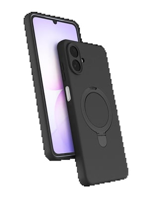 Samsung Uyumlu Galaxy A07 4G Regal Magsafe Standlı Kapak - Siyah-(5796)
