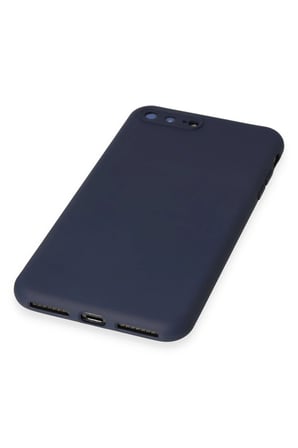iPhone 7 Plus Kılıf First Silikon - Lacivert-(5796)
