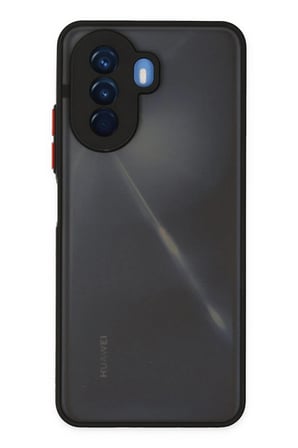 CPT83 Huawei Nova Y70 Kılıf Montreal Silikon Kapak - Siyah