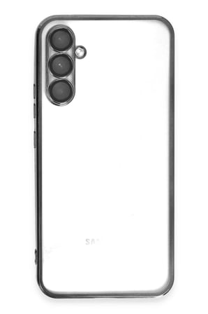 Samsung Galaxy A34 5G Kılıf Lensli Silikon - Siyah-(5796)