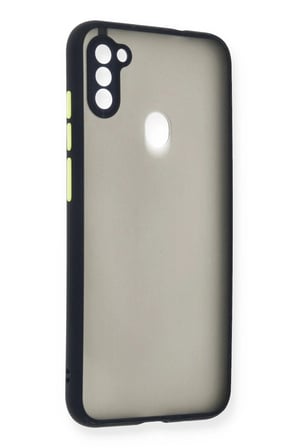 Samsung Galaxy A11 Kılıf Montreal Silikon Kapak - Lacivert-(5796)