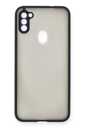 Samsung Galaxy A11 Kılıf Montreal Silikon Kapak - Lacivert-(5796)