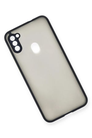 Samsung Galaxy A11 Kılıf Montreal Silikon Kapak - Lacivert-(5796)