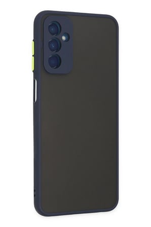 Samsung Galaxy M13 Kılıf Montreal Silikon Kapak - Lacivert-(5796)