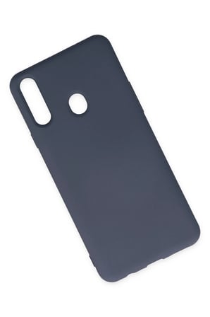 CPT83 Samsung Galaxy A20S Kılıf Nano içi Kadife Silikon - Gri