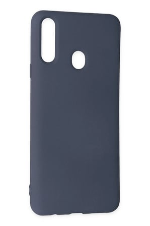 CPT83 Samsung Galaxy A20S Kılıf Nano içi Kadife Silikon - Gri