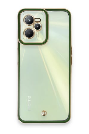 CPT83 Realme C35 Kılıf Liva Lens Silikon - Yeşil
