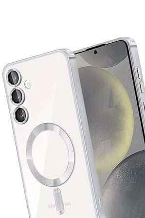 Samsung Galaxy A35 5G Kross Magneticsafe Kapak - Gümüş-(5796)