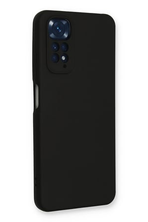 CPT83 Xiaomi Redmi Note 11 Kılıf Nano içi Kadife Silikon - Siyah