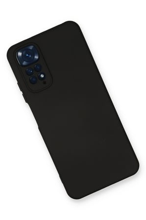 CPT83 Xiaomi Redmi Note 11 Kılıf Nano içi Kadife Silikon - Siyah