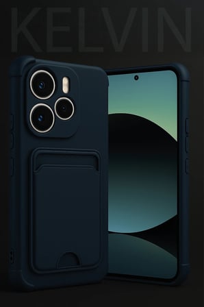 CPT83 Xiaomi Redmi Note 14 4G Kelvin Kartvizitli Silikon - Lacivert