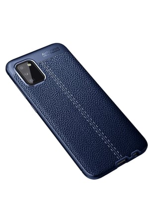 Samsung Uyumlu Galaxy A02S Kılıf Auto Focus Kapak - Lacivert-(5796)