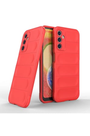 Samsung Galaxy A14 4G Kılıf Optimum Silikon - Kırmızı-(5796)