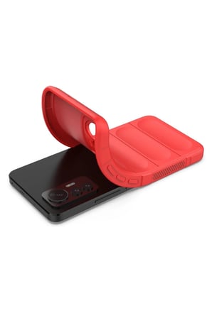 Xiaomi Mi 12 Lite Kılıf Optimum Silikon - Kırmızı-(5796)