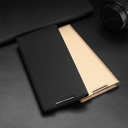 DUX DUCİS SM Galaxy Note 20 Kılıf Kapaklı Flip Cover Kılıf Skin Pro Series Kılıf-(5775)