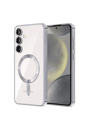 CPT83 Samsung Galaxy S23 Plus Kılıf Kross Magneticsafe Kapak - Gümüş