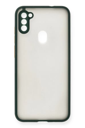 Samsung Galaxy A11 Kılıf Montreal Silikon Kapak - Yeşil-(5796)