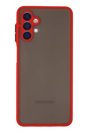 Samsung Galaxy A04S Kılıf Montreal Silikon Kapak - Kırmızı-(5796)