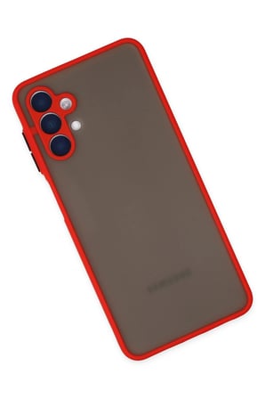 Samsung Galaxy A04S Kılıf Montreal Silikon Kapak - Kırmızı-(5796)