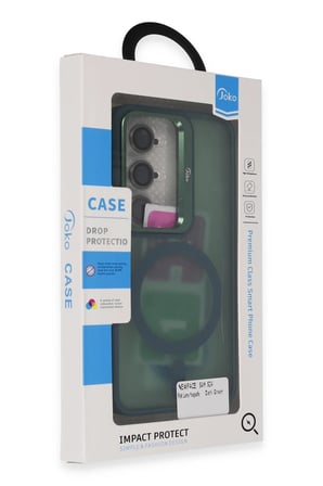CPT83 Samsung Galaxy S24 Flet Lens Magsafe Kapak - Koyu Yeşil