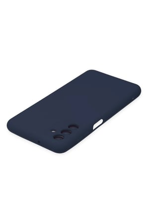 Samsung Galaxy A04S Kılıf Nano içi Kadife Silikon - Lacivert-(5796)
