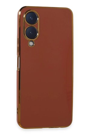 CPT83 Vivo Y17S Kılıf Volet Silikon - Kırmızı