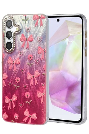 CPT83 Samsung Galaxy A35 5G Kılıf Blade Aynalı Desenli Kapak - Desen 3