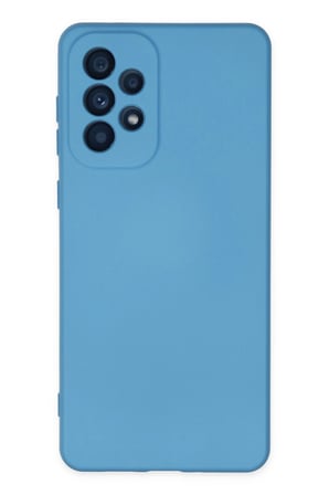 CPT83 Samsung Galaxy A23 4G Kılıf Nano içi Kadife Silikon - Mavi