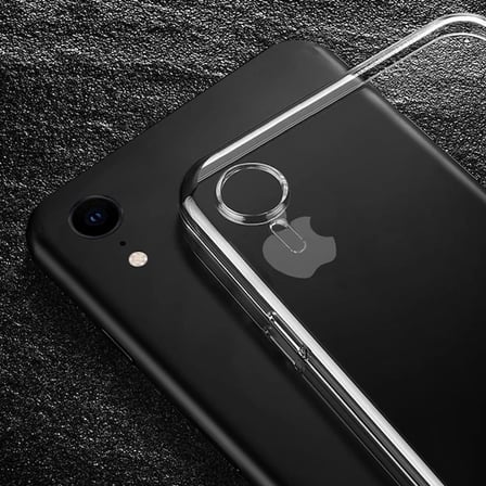İPhone Xr. 6.1 Kamera Korumalı Ultra Slim Soft Silikon Kılıf-(5775)