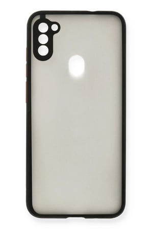 Samsung Galaxy A11 Kılıf Montreal Silikon Kapak - Siyah-(5796)
