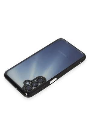 Samsung Galaxy A35 5G Kılıf Lensli Silikon - Siyah-(5796)