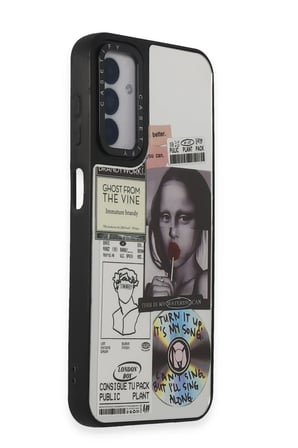 Samsung Uyumlu Galaxy M14 5G Kılıf Mirror Desenli Kapak - Mirror - 2-(5796)