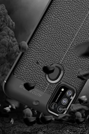 Samsung Galaxy M31 Kılıf Auto Focus Kapak - Kırmızı-(5796)