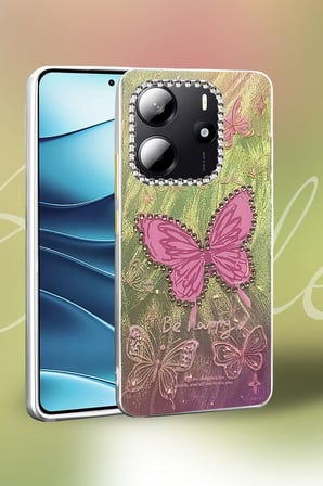 Xiaomi Uyumlu Redmi Note 14 4G Kılıf Blade Aynalı Desenli Kapak - Desen 5-(5796)