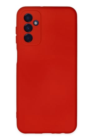 CPT83 Samsung Galaxy M23 Kılıf Nano içi Kadife Silikon - Kırmızı