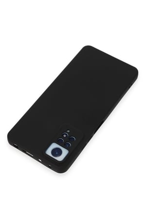 Xiaomi Redmi Note 12 Pro 4G Kılıf Nano içi Kadife Silikon - Siyah-(5796)