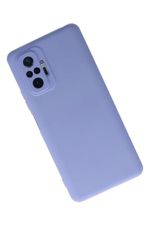 Xiaomi Redmi Note 10 Pro Kılıf Nano içi Kadife Silikon - Lila