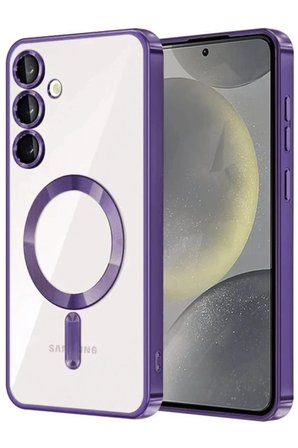 Samsung Galaxy A15 4G Kross Magneticsafe Kapak - Mor-(5796)