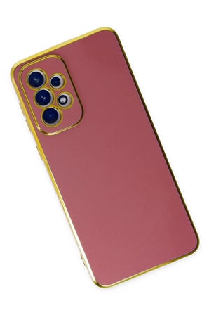 Samsung Uyumlu Galaxy A32 Kılıf Volet Silikon - Kırmızı-(5796)