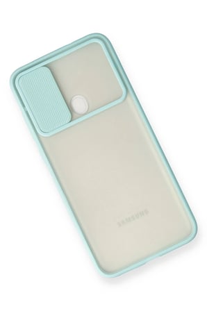 Samsung Galaxy A11 Kılıf Palm Buzlu Kamera Sürgülü Silikon uaz-(5796)
