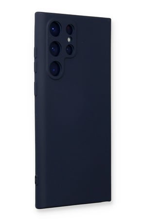CP120 Samsung Galaxy S24 Ultra Kılıf Nano içi Kadife Silikon - Lacivert