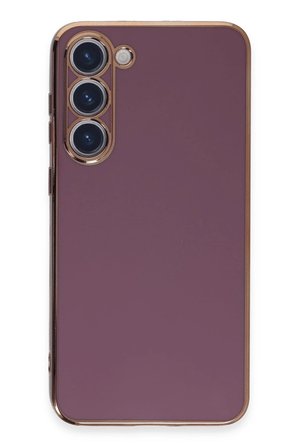 CP120 Samsung Galaxy S23 Kılıf Volet Silikon - Mor