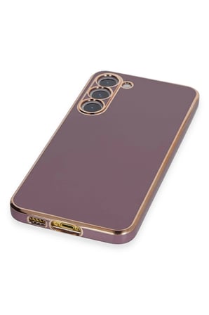 CP120 Samsung Galaxy S23 Kılıf Volet Silikon - Mor
