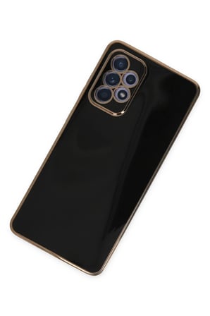 Samsung Galaxy A52 Kılıf Volet Silikon - Siyah